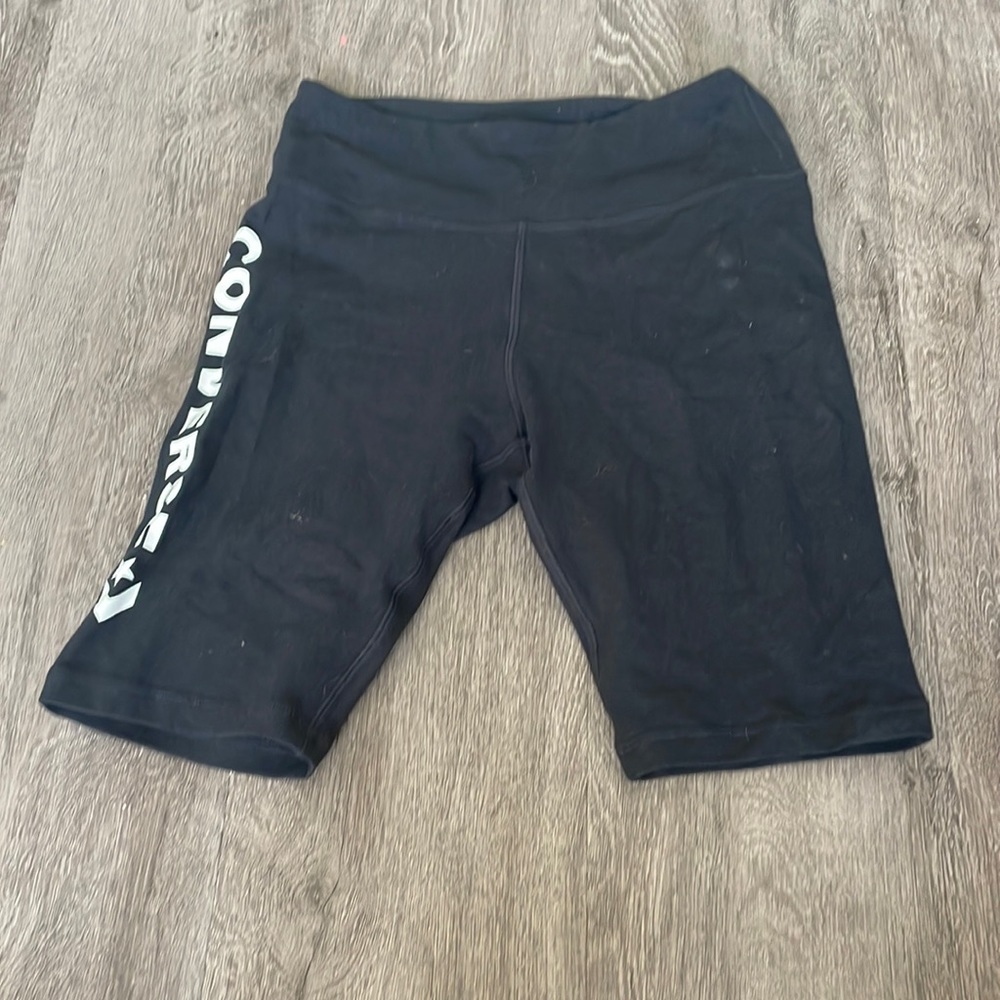 Black converse bike shorts